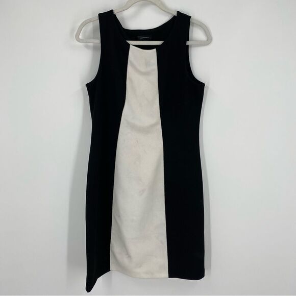 Spense Women’s Round Neck Sleeveless Color Block Mini Sheath Dress size 6 - Picture 1 of 7